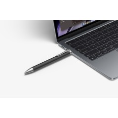Philips Voice Tracer DVT1600 Pen with 32GB Voice Recorder - Sleek Black & Silver Design for Effortless Note Taking